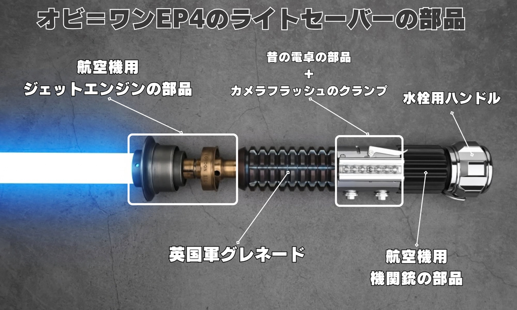 オビワンがEP4で使った本物に近い最高級サイトセーバー